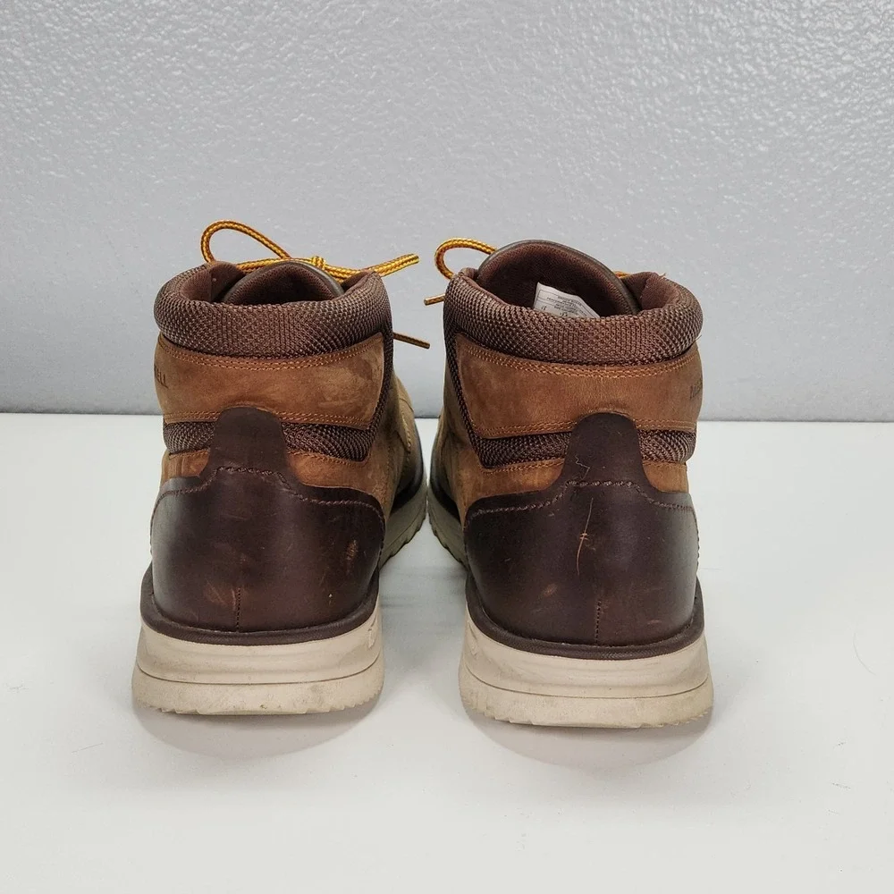Merrell Epiction Boulder Mens 13 Brown Sugar Leather Chukka Boots Lace Up J23679